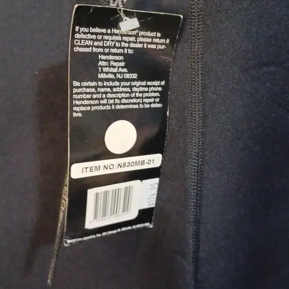 Henderson Divewear 3MM NWT Men's Large NEVER WORN N830MB-01